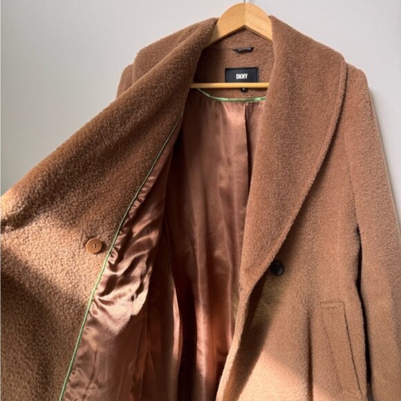 Women's DKNY Wool Coat - Picture 10 of 13